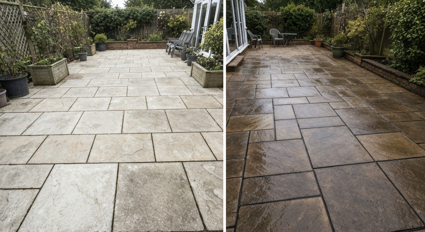 How to Darken Patio Slabs: Temporary and Permanent Methods