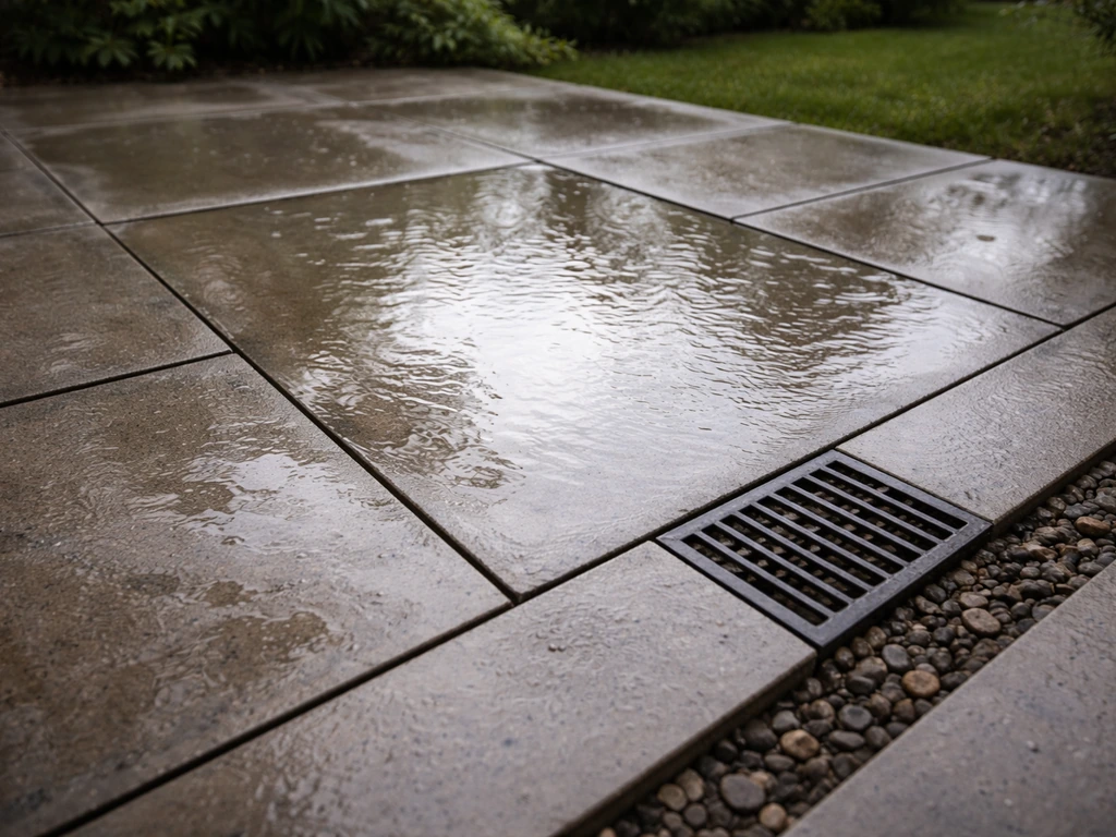 How to Fix Standing Water on a Patio: Step by Step