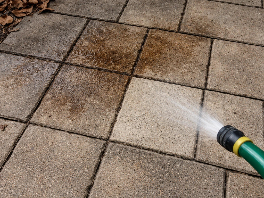 How to Remove Leaf Stains From Patio Pavers Safely