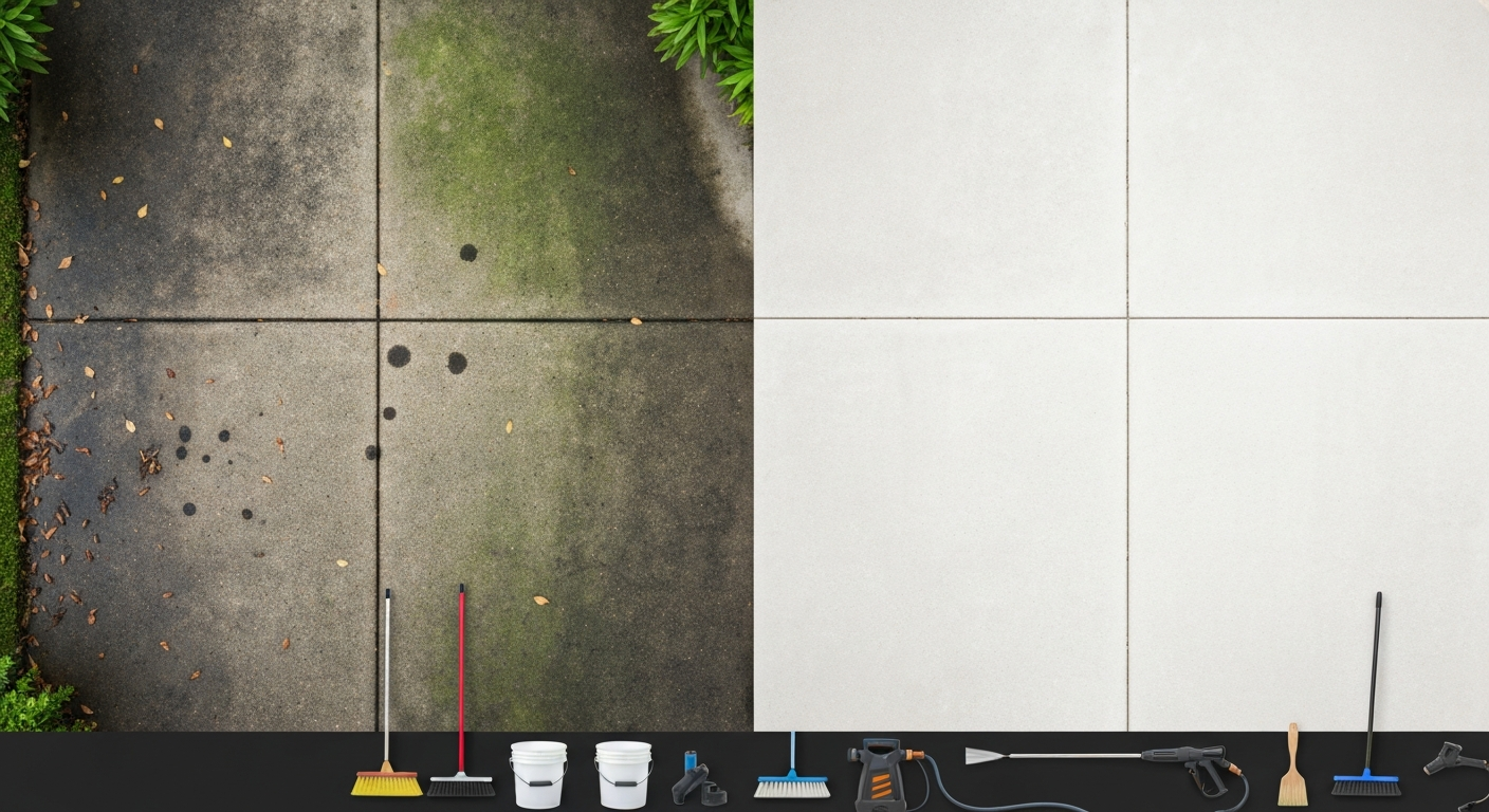 How to Scrub Concrete Patio: Complete DIY Guide & Tips